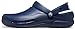 Crocs Unisex-Adult Bistro Work Clogs | Enclosed Toe | Slip Resistant | All Day Comfort, Navy, 9 Women/7 Men