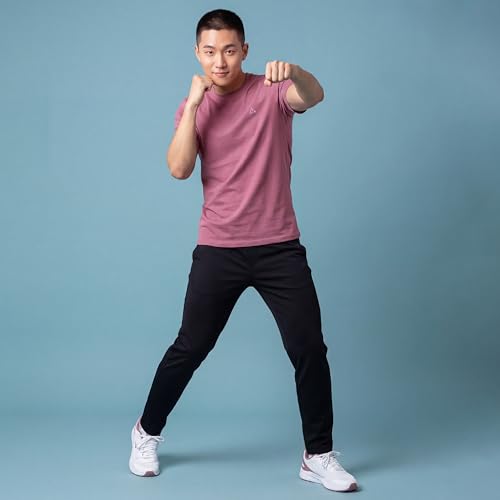 Image of Clans & Hans Men's Super Combed Cotton T Shirt, Regular Fit Round Neck Tshirt, Half Sleeves, Plain T-Shirt for Men