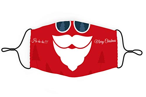 Funda para filtro Navidad, Bandana facial, Accesorio para Navidad, Christmas Santa Claus...