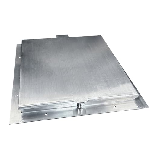 Couvercle de fosse septique carré 700 mm en acier inoxydable avec serrure