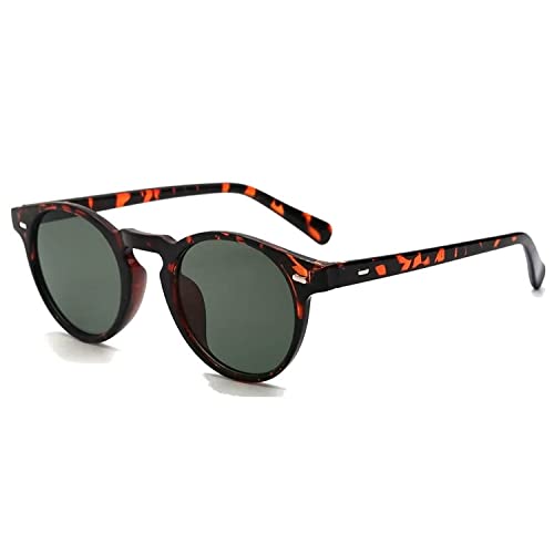 Image of Dervin UV Protected Small Shape Rivet Round Sunglasses for Men and Women