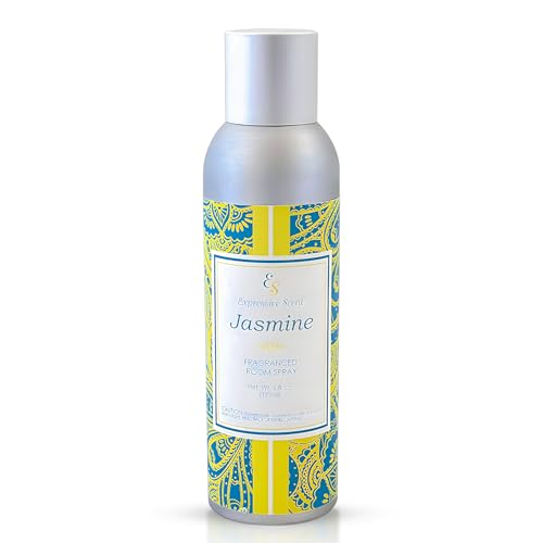 Expressive scent Room Spray Air Freshener - Long Lasting Jasmine Aroma for Home, Bathroom, kitchen, Office & Car – Air freshener for home 6 FL Oz