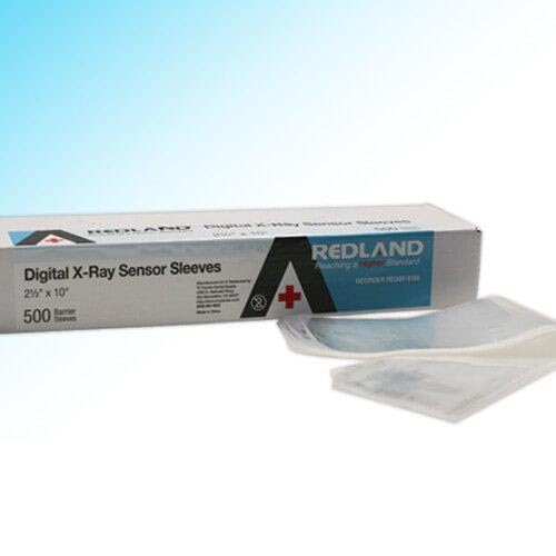 Digital X-Ray Sensor Sleeves Size 2-1/2”x10” Clear 4X 500/Pack