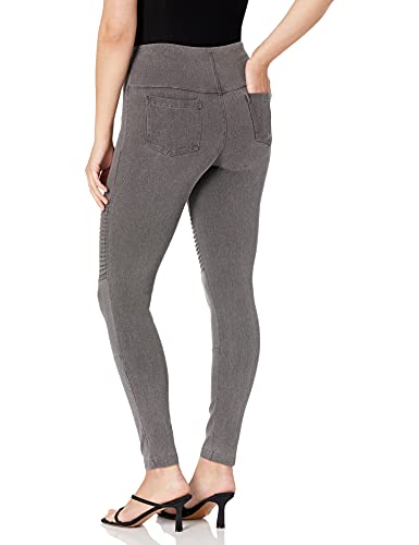 Lyssé Women's Lysse Moto Toothpick Legging, Mid Grey, X-Large #TOP1