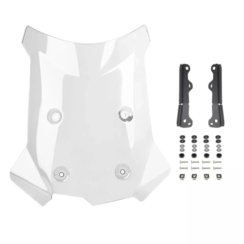 for BMW F800GS F800 GS 2024 2025 Motorcycle Touring Windshield ABS Windscreen Heighten Wind Screen Deflector Protector Cover (Transparent)