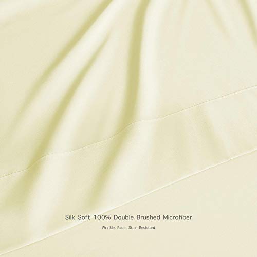 image for BASIC CHOICE Full Size Sheet Set - Breathable Cooling Sheets - Hotel L