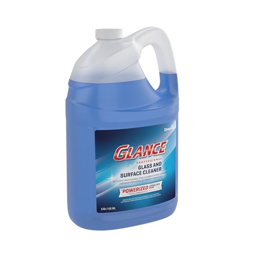 Image of Glance Diversey Powerized Glass Cleaner, Ready to Use Refill, 1 gal, 2 Pack | Streak free Shine, Cuts Grease and Fingerprints, Glass and Mirrors, Chrome Surfaces, Quick Drying, Whiteboards