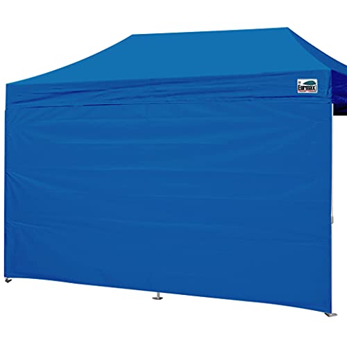 Image of Eurmax USA 10x20 Pop Up Canopy SunWall-UV Protection for Tents,Blocks Sunlight&Wind,Water Resistant Side Wall Only,Easy Hook & Loop Installation,Fit for 20FT Straight Leg Shelters&Gazebo,Blue