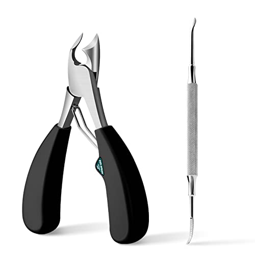 Coupe-ongles d'orteils incarnés MR.GREEN en acier inoxydable noir