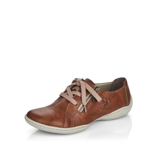 Rieker Damer 58821 halvskor, Brun 22-39 EU
