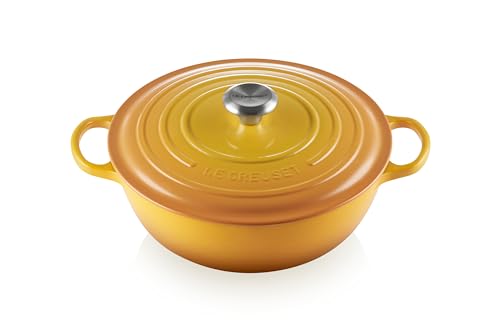 Le Creuset Signature La Marmite aus Gusseisen, Ø 28 cm, Für alle Herdarten und Induktion geeignet, Volumen: 4,9 l, 4,93 kg, Nectar, 21114286720430