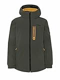 Mit abnehmbarer Kapuze Protest Jungen Winterjacke BOBBYE JR 10K Wasserdicht Und Atmungsaktive PFC-Freie Huntergreen 152