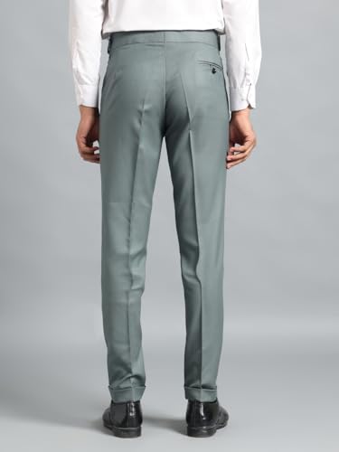 Image of Gurkha Pants for Men | Trouser for Men | Formal Pant | Double Button | Regular Fit Trouser High Waist Pleated Casual Trousers | Straight Leg Pants for Office Smart Casual Travel Party