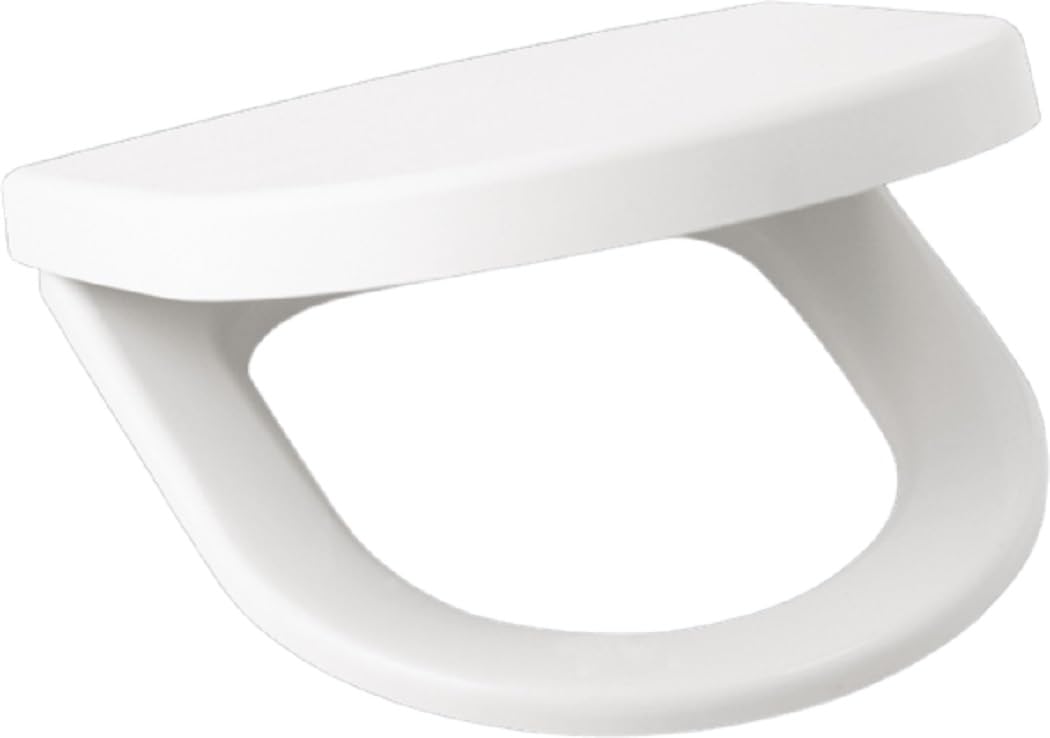 Ramm Sedile WC compatibile con Villeroy & Boch Avento, Soft Close, bianco
