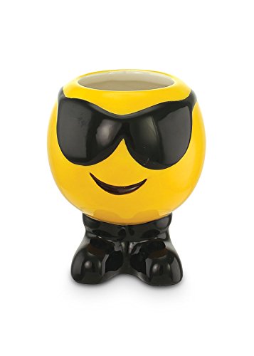 Kovot Set Of 6 Emoji Ceramic Shot Glasses - Each Holds 3 Ounces #TOP7