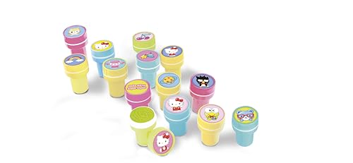 CRAZE 20 Hello Kitty Kids Rubber Stamps Set: 4 Colors, Washable Ink, Notepad Included - Image 4
