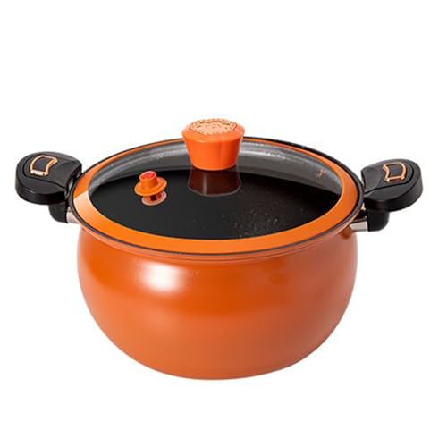 Kochdrucktopf - Aluminium Instant Eintopfkocher, Home Suppenhersteller | Elektrische Kochfeldpfanne, Sichtbares Top -Nicht -Stick - -Design, Ultra Safe Heat Technology Gesunde Gericht Schöpfung