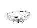 Produktbild APS 30210 Hochglanzpolierter Edelstahl Oval Korb für Brot oder Obst, 20 x 15 x 7 cm