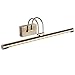 Produktbild JUMRO 14W LED Spiegelleuchte Bilderleuchte Schranklampe Wandleuchte Einstellbarer Winkel IP44, Badezimmerlampe Badlampe Spiegel Wand Schminklicht Kaltlicht 6000K,62cm