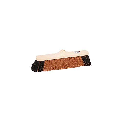 Balai coco naturel Thomas Perf 38 cm avec moustache de renfort noir