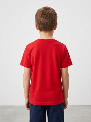 Image of Kids T Shirt Short Sleeve Crewneck Tee for Toddler Boys and Girls Cotton Basic Summer Top 2-6 Years