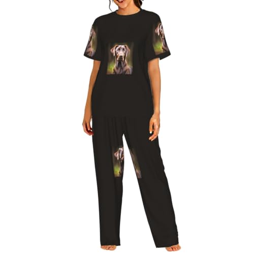 Pyjama labrador marron femme idéal pour vos week-ends cocooning