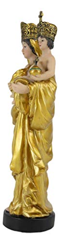 Figura decorativa de Virgen con Niño de 8.75 pulgadas miniatura 3