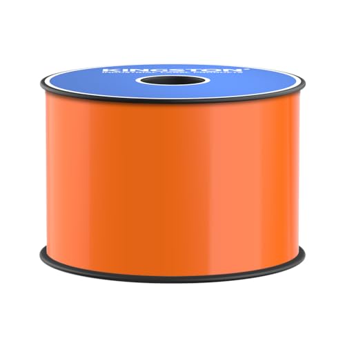 Ruban adhésif en vinyle orange 7,6cm x 45,7m pour étiqueteuses DuraLabel