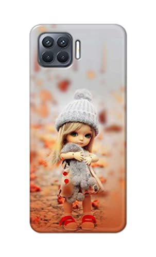 Image of PRINTFIDAA Doll Cute Girl Amazing Beauty Little Kid Child Playing Hard Back Cover for Oppo F17 Pro, CPH2119 Back Cover -(P6) KAT1001