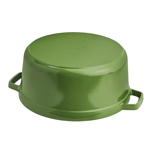 Image of STAUB Cast Iron 5.5-qt Round Cocotte - Pistachio