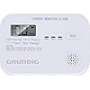 Grundig Koolmonoxidemelder – zeer gevoelige koolmonoxidemelder – LCD-scherm – 10-jarige sensor – wit