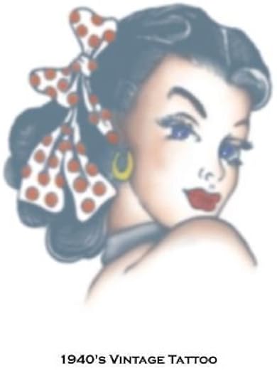 Tinsley Transfers 1940S Vintage Girl Tattoo: Halloween Accessory