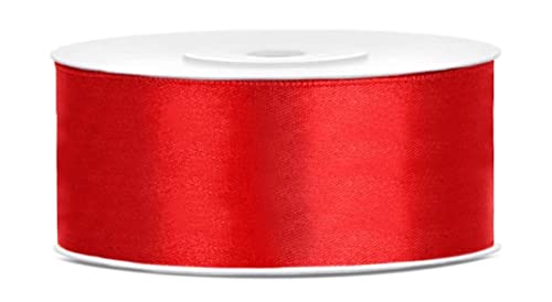 Libetui 25 Meter Satinband Rot 25mm rotes Schleifenband Geschenkband Dekoband Stoffband Rote Schleife Deko Eröffnung Hochzeit Geschenk Band Rot 25mm Libetui 25 Meter Satinband Rot 25mm rotes Schleifenband Geschenkband Dekoband Stoffband Rote Schleife Deko Eröffnung Hochzeit Geschenk Band Rot 25mm