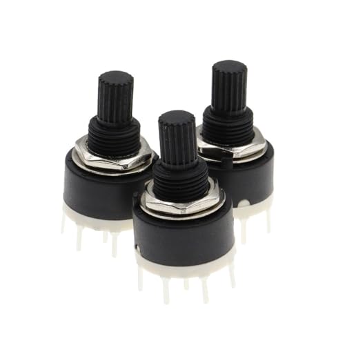 Interrupteur rotatif SR16 2 pôles haute précision pour montage durable