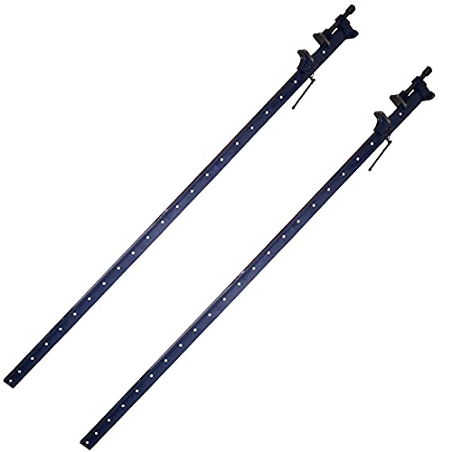 AB Tools 60 (1500mm) Cast Iron T-Bar Sash Clamp Grip Work Holder Vice Slide Cramp 2pc