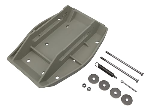 trailer parts4u 4 breite Stützplatten kompatibel mit Alko Stützen Bigfoot Wohnwagen Wohnwagenstützen Unterlegplatte