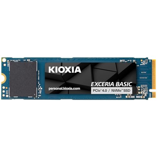 LINVA KIOXIA  SSD 1TB PCIe Gen4×4 NVMe 2.0d M.2 Type 2280 (őǍ:7,200MB/s) BiCS FLASH 5Nۏ EXCERIA BASIC SSD-CK1.0N4B/NyK㗝