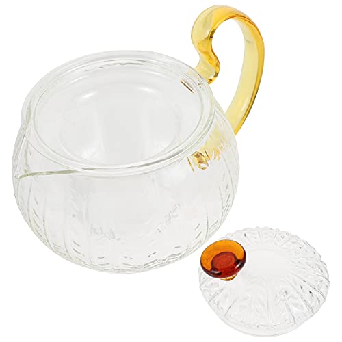 Luxshiny Hervidor de Té de Cristal 1Pc Tetera de Vidrio con La Tetera del Hogar del Filtro para El Té de Hoja Suelto…
