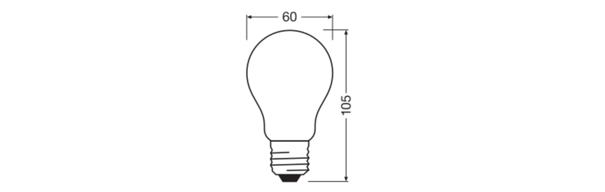 OSRAM Lámpara LED Base Classic A100 forma de bombilla 13W 827, 2700K blanco cálido, E27, mate, 1521 lm, menor calor