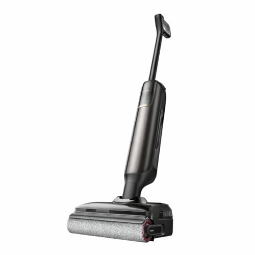 Mova M50 Aspirateur Eau/poussière, Double Bord, Aspiration 22 kPa, Anti-enchevêtrement, Brosse lavée à 85 °C, séchage 5 Min, Rotation 90°, détection saleté et...