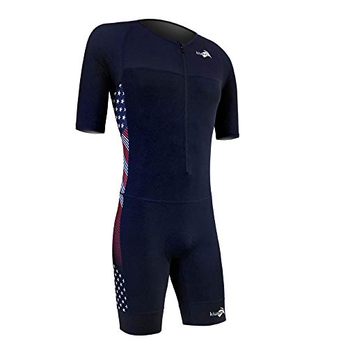 Kiwami Prima 2 LD Aero Trisuit - Unisex Trisuit - Tri Suits - Sleeved Trisuit - USA - (Medium)