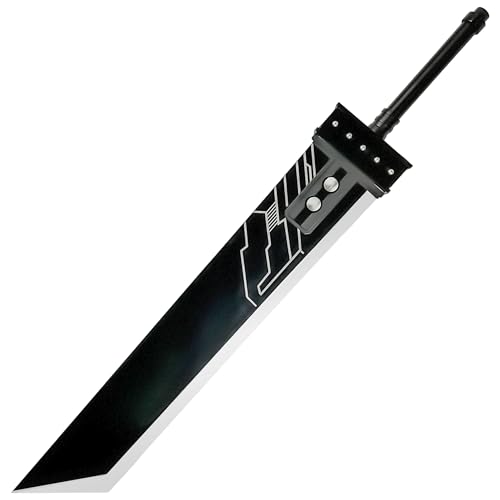 MedievalDepot Fantasy Blade Cloud Buster Sword | Cloud Strife Steel Knife | Cosplay Anime Props Game Handmade Broadsword 55 Overall