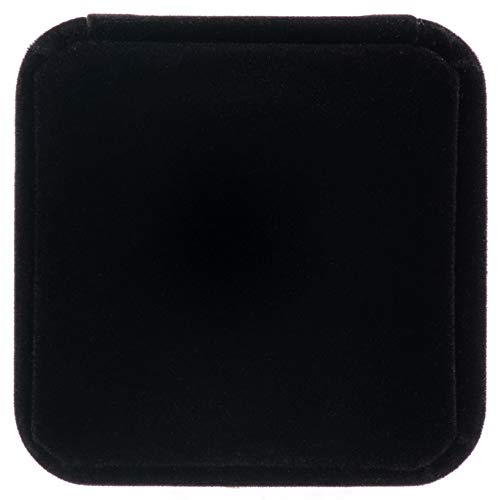 Classic Velvet Jewelry Gift Box Case for Necklace Pendant (Black)4