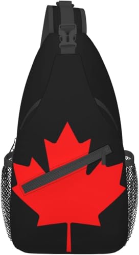 Mochila Bandolera Negra Unisex Compacta para Día miniatura 1