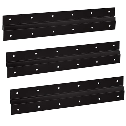 Image of CYEAH 18 inch French Cleat Picture Hanger, 6 Pack Heavy Duty French Cleat Hanger Headboard Wall Mounting Brackets, Cleat Picture Hanger Kit Z Bar Clips Supports for Hanging Pictures, Mirrors, and Art