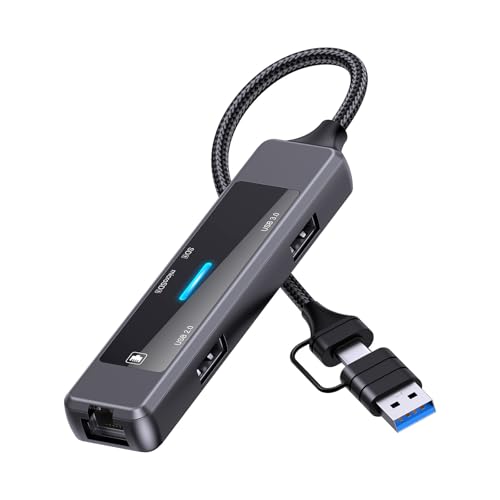 Limtula 5port USB C Expander USB3.0 Hubs Tipo Splitter Dock Multiports Adaptador Expandor USB para Phone Tablet C Hubs