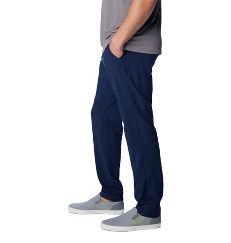 Image of Columbia Men Polyester Omni-Shade Polo Terminal Roamer Stretch Hiking & Trekking Pant