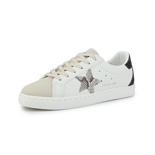 Image of VINTAGE HAVANA Women's Fashion Sneakers | Casual Lace up Low Top Tennis Shoes | Cute Trendy Dressy Sneakers