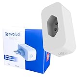 Evolut Tomada Inteligente 10a Eh-210 Smart Home Bivolt Compativel Smart Life Tuya Ligue ou Desligue Seus Eletrodomésticos Através do Celular