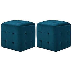 LVHUIDEH 2er Set Würfelhocker Nachttisch